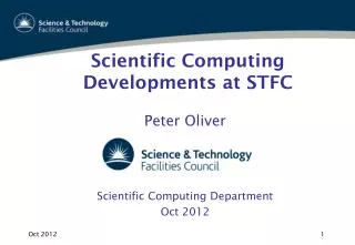 Scientific Computing Developments at STFC