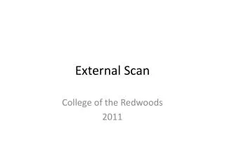 External Scan