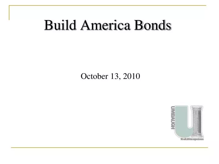 build america bonds