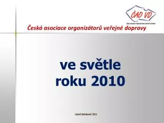Česká asociace organizátorů veřejné dopravy