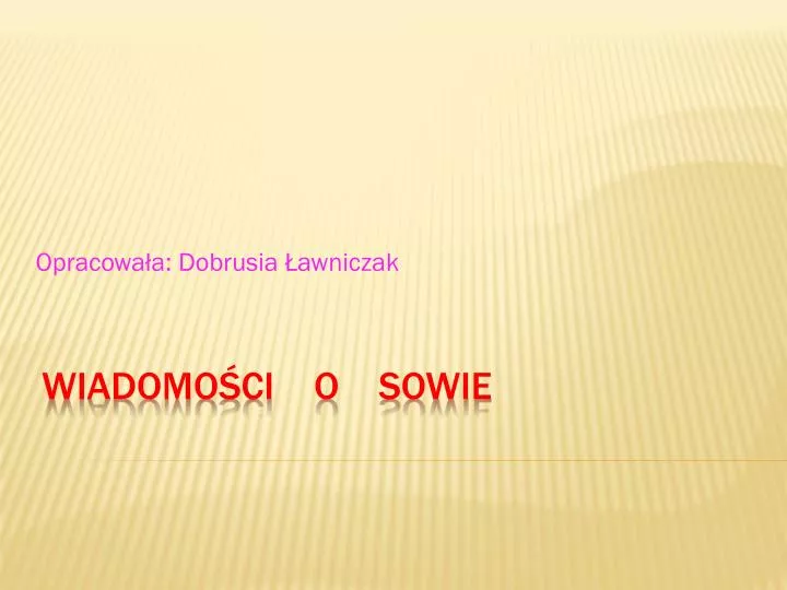 opracowa a dobrusia awniczak