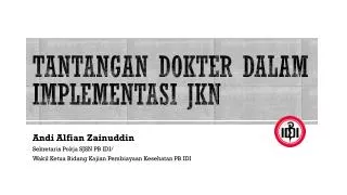 tantangan dokter dalam implementasi jkn