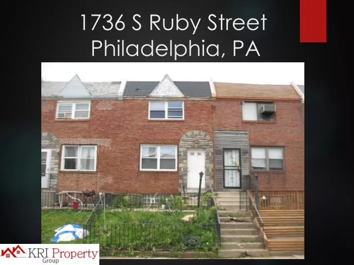 1736 s ruby street philadelphia pa