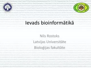 ievads bioinform tik