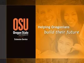 Helping Oregonians
