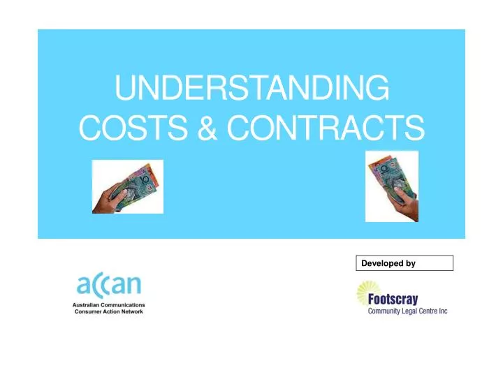 understanding costs contracts