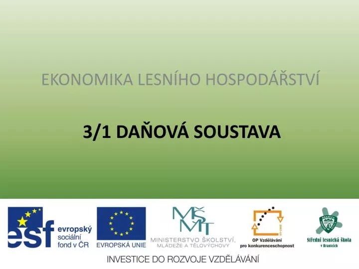 3 1 da ov soustava