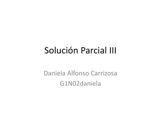 soluci n parcial iii
