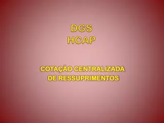dgs hcap