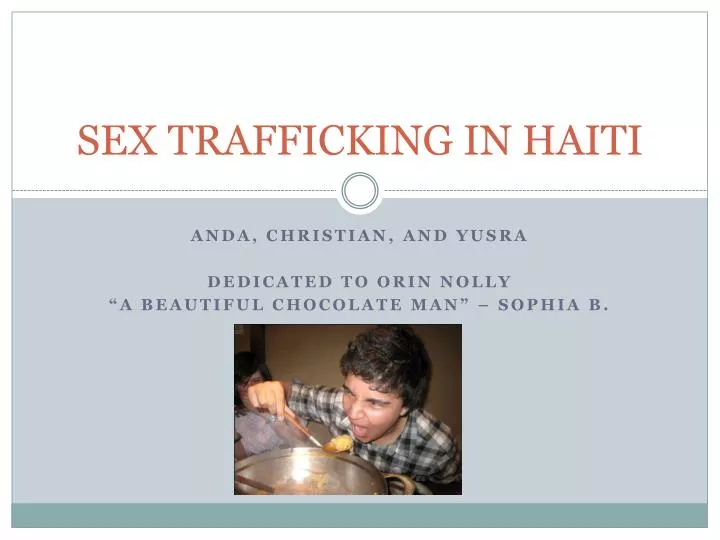 sex trafficking in haiti