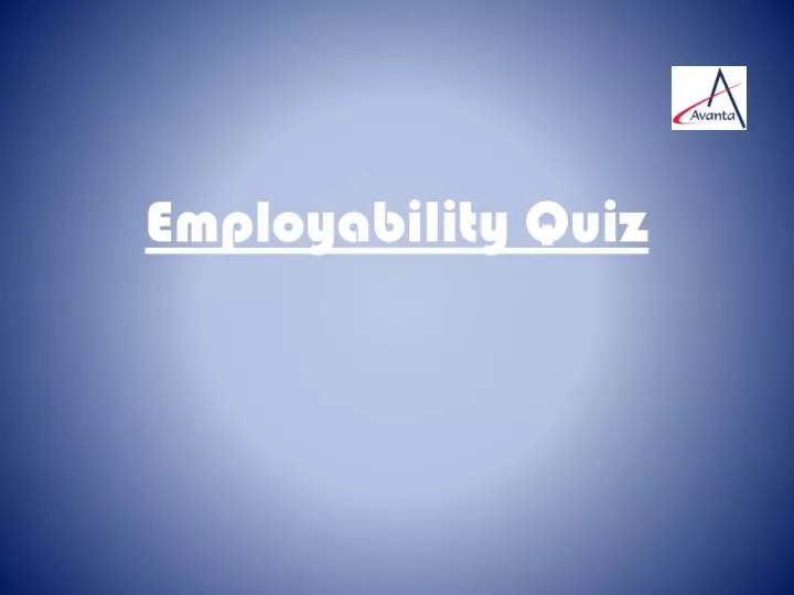 employability quiz