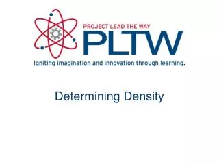 Determining Density