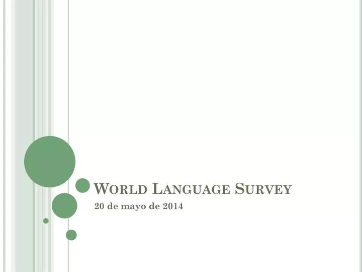 world language survey