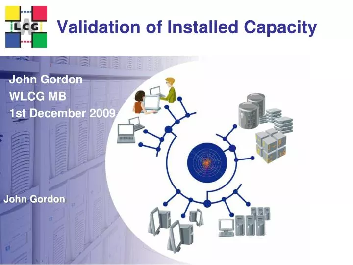 validation of installed capacity