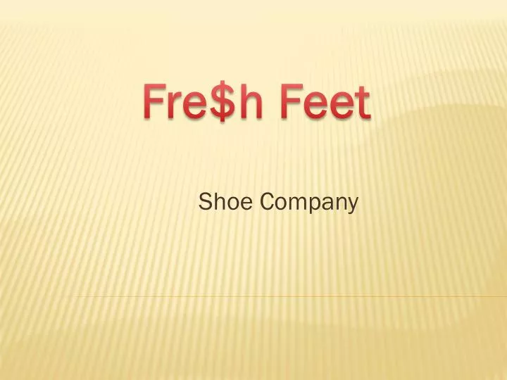 shoe company
