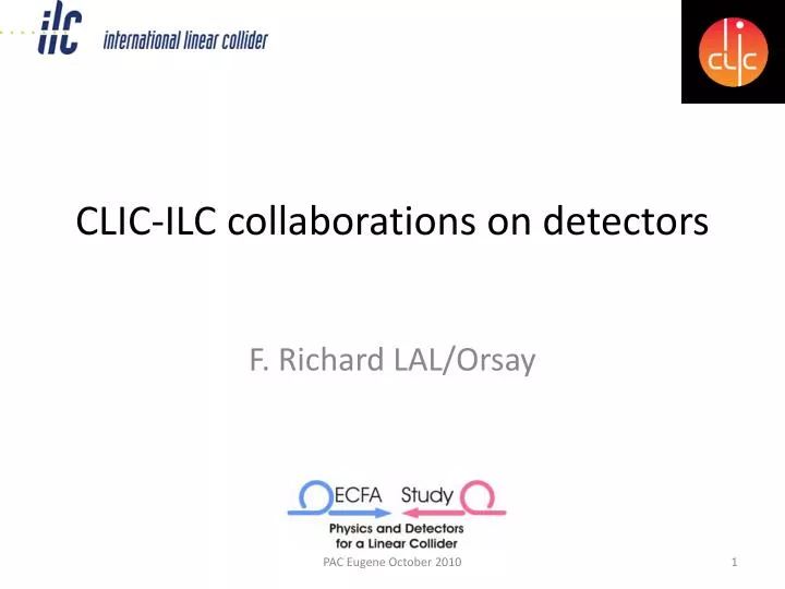 clic ilc collaborations on detectors