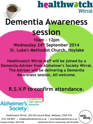 Dementia Awareness session