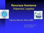 Recursos Humanos Aspectos Legales - slide 1