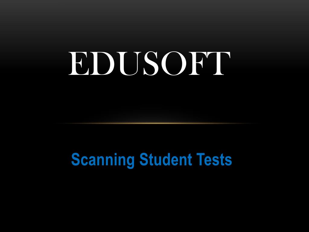 PPT - Edusoft PowerPoint Presentation, free download - ID:3163649