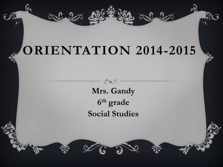 orientation 2014 2015