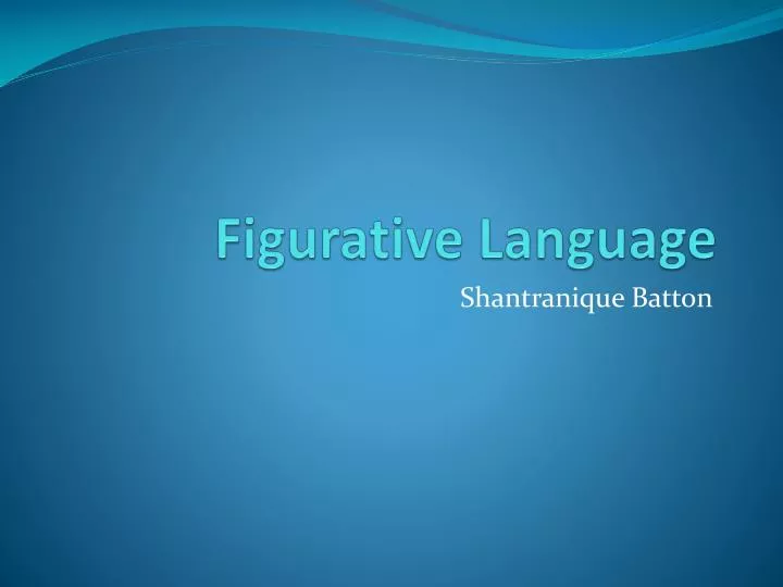 figurative language