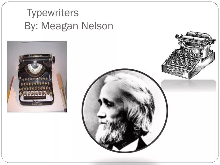 typewriters by meagan nelson