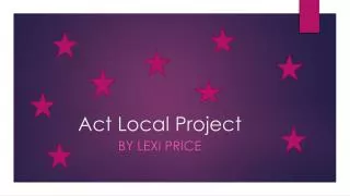 Act Local Project