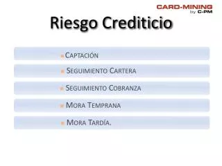 riesgo crediticio