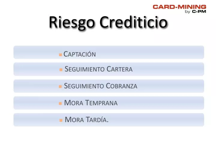 riesgo crediticio