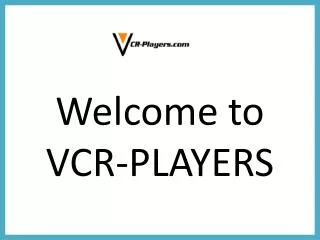 Buy All Types of VHS VCR Players and Recorders-VCR-Players