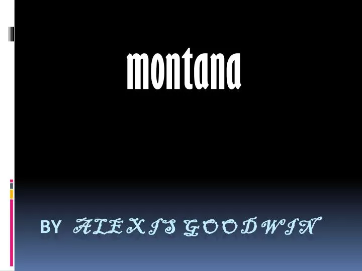 montana