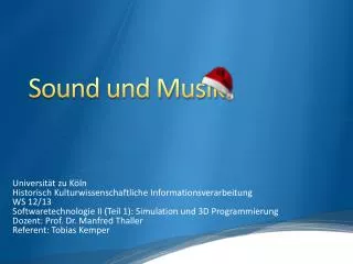 sound und musik