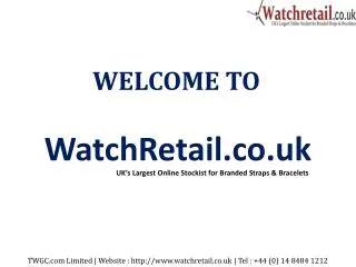 Buy Online Watch accessories in UK