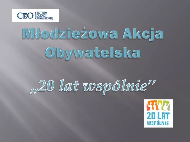 m odzie owa akcja obywatelska