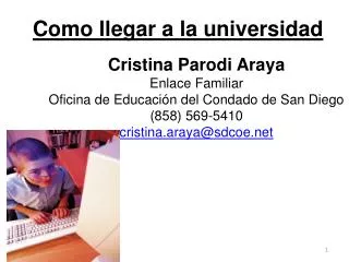 como llegar a la universidad