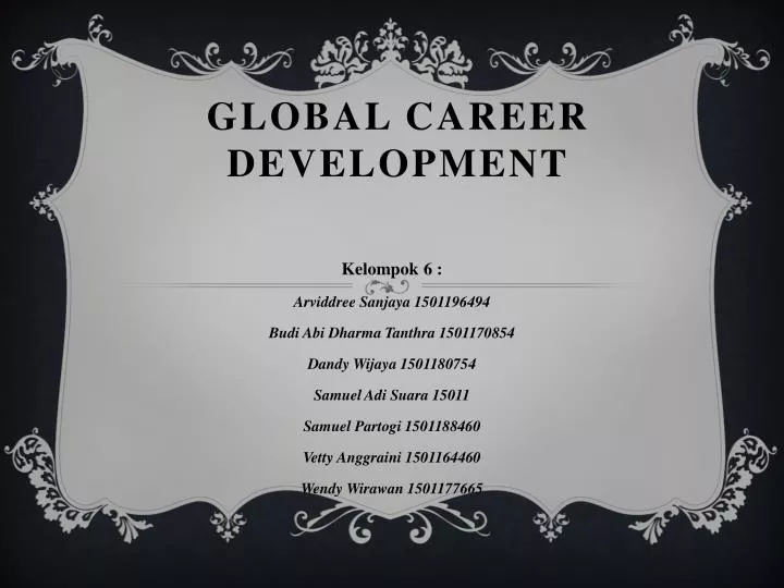 global career development