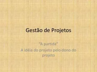 gest o de projetos