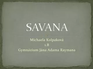 savana