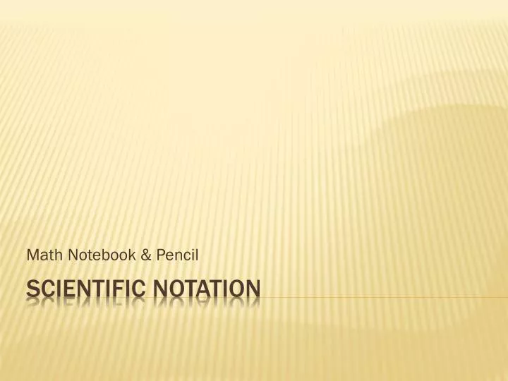 math notebook pencil