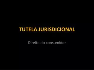 tutela jurisdicional