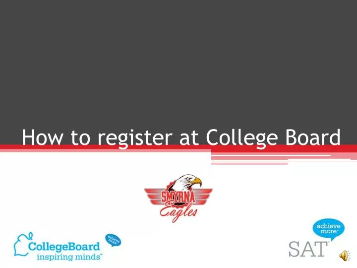 how to register at college board