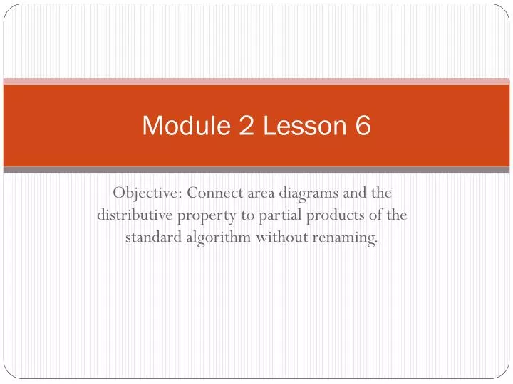 module 2 lesson 6