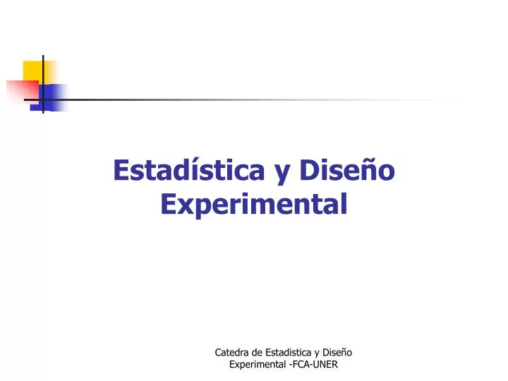 estad stica y dise o experimental