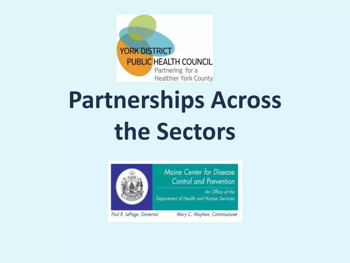 partnerships across the sectors