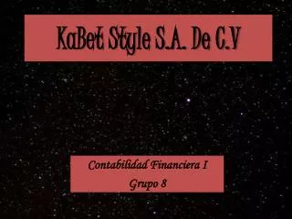 kabet style s a de c v