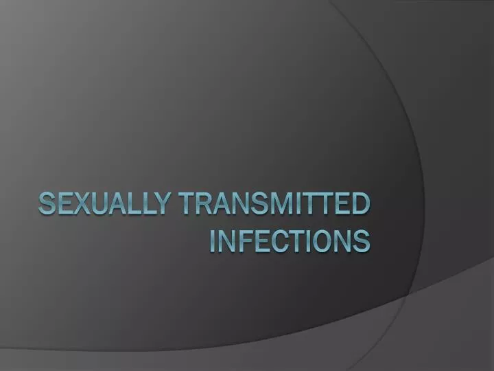 sexually transmitted infections