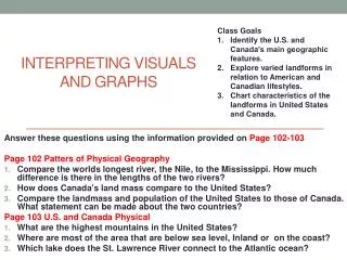 Interpreting Visuals and Graphs