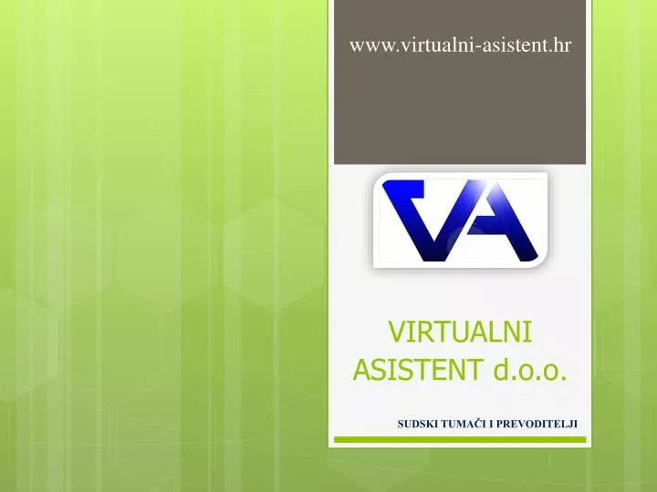 virtualni asistent d o o