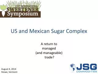 US and Mexican Sugar Complex