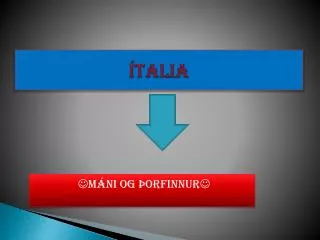 m ni og orfinnur